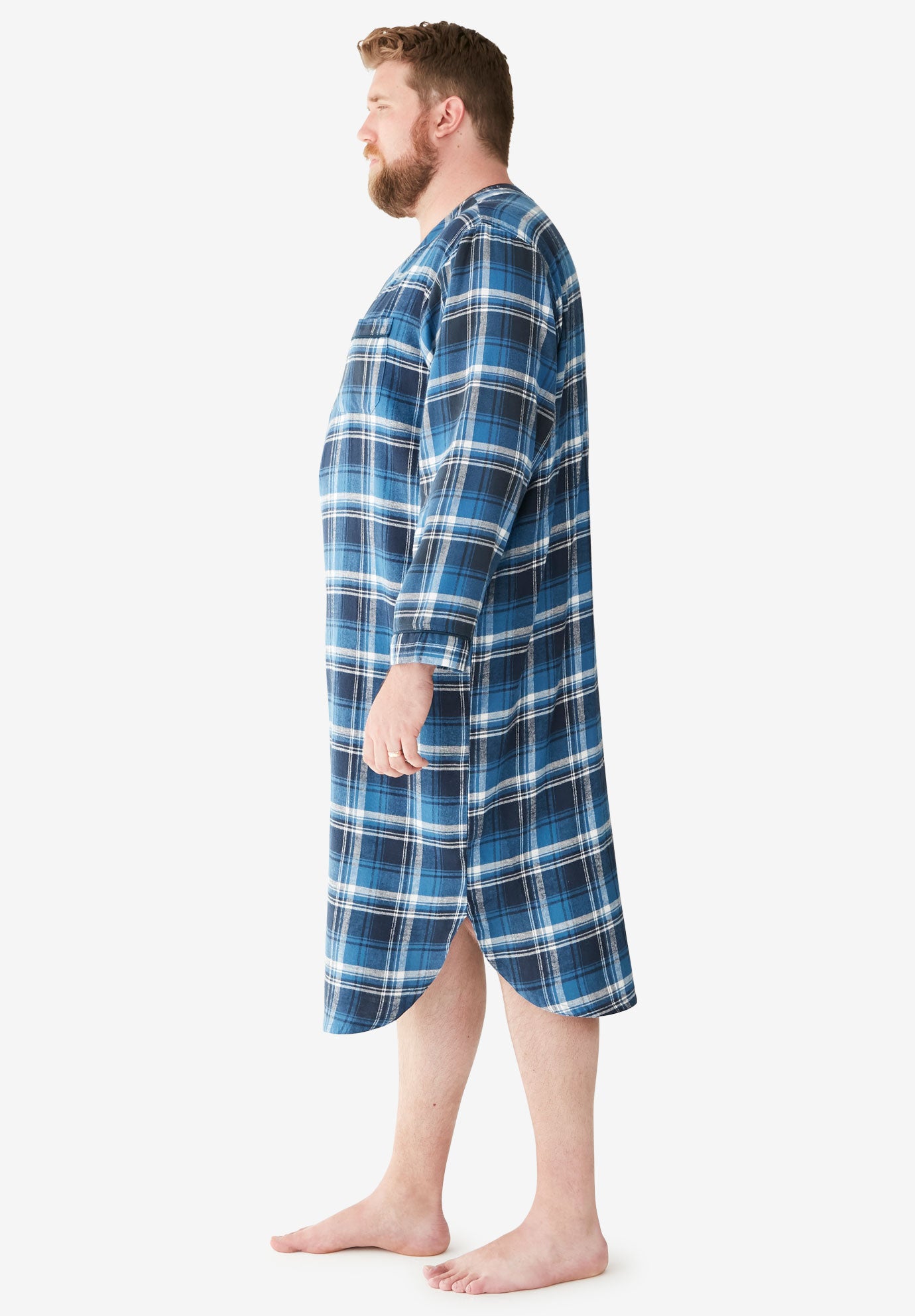 Plaid Flannel Nightshirt image number 2