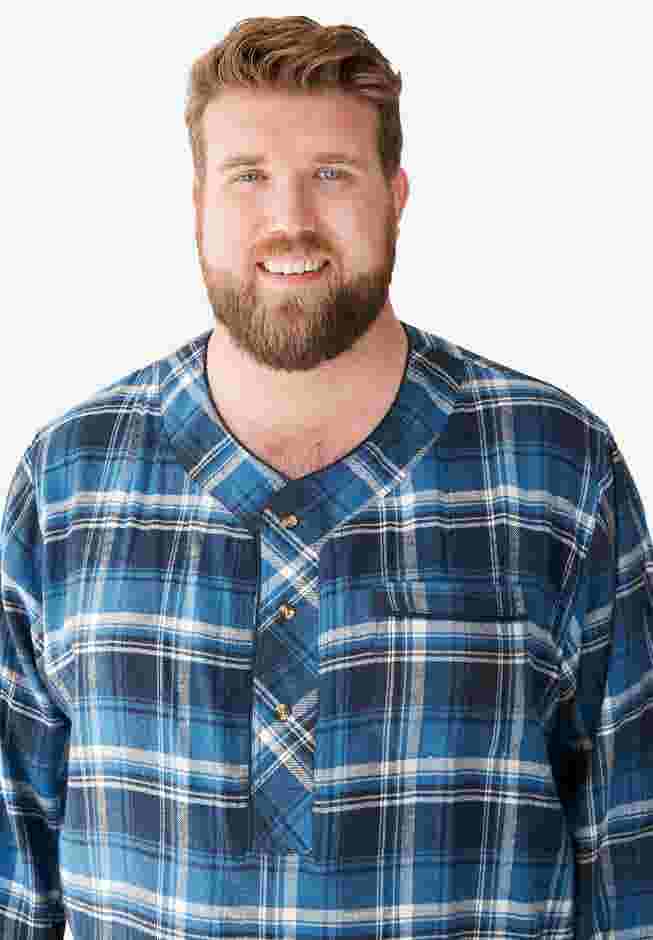Plaid Flannel Nightshirt image number 3