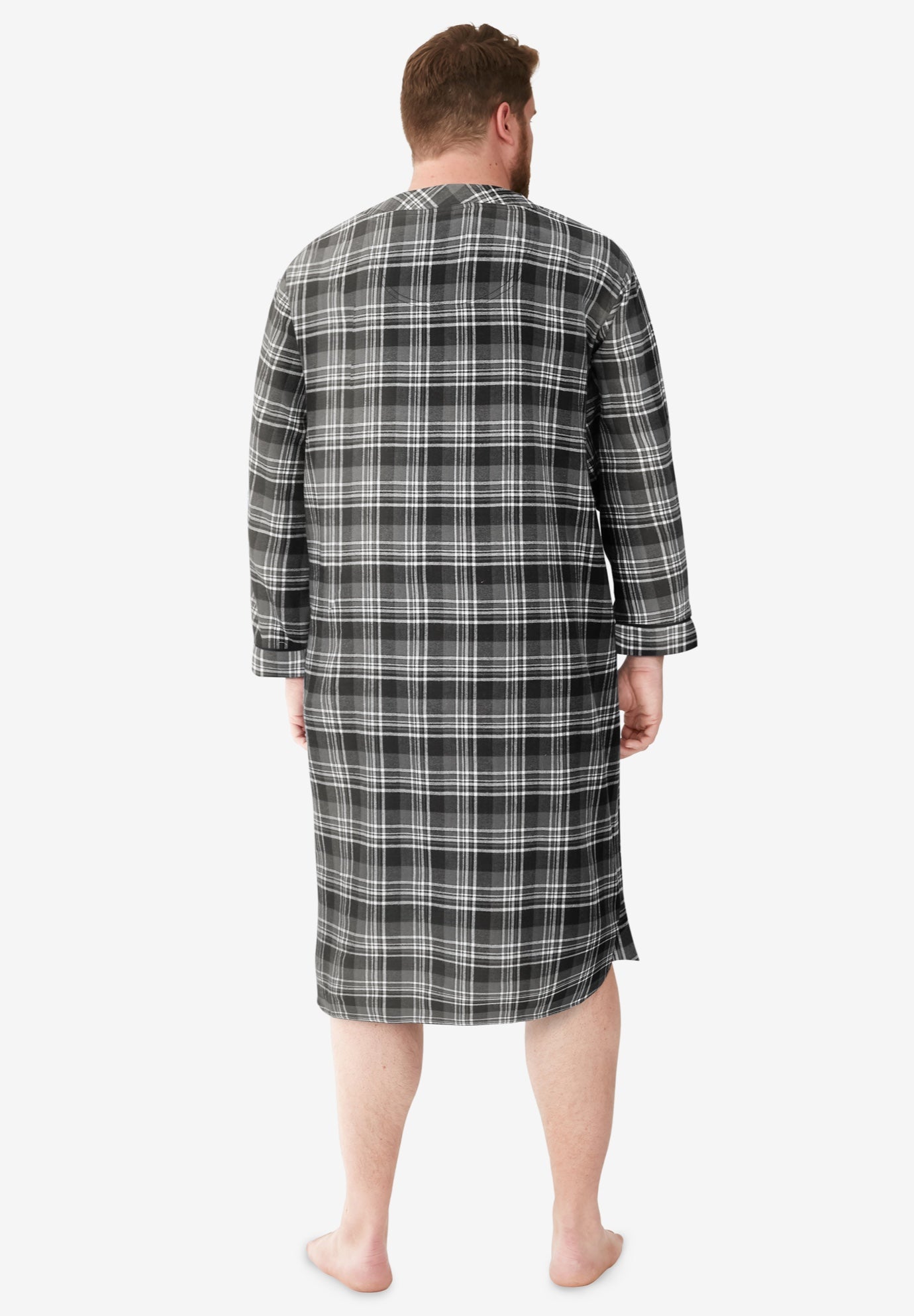 Plaid Flannel Nightshirt image number 3