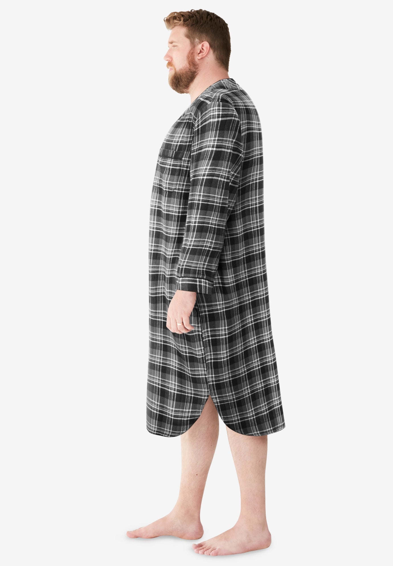 Plaid Flannel Nightshirt image number 2