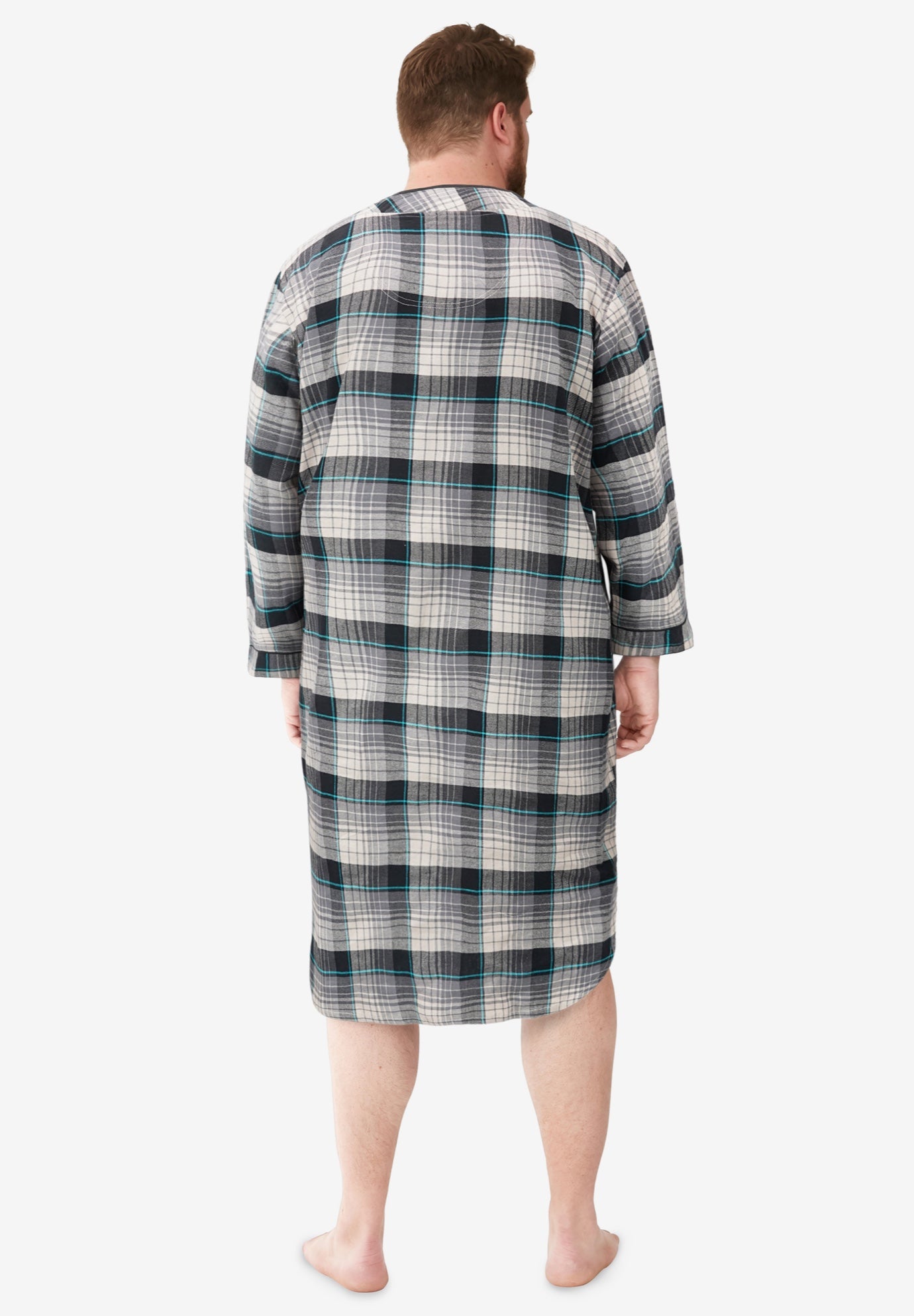 Plaid Flannel Nightshirt image number 3