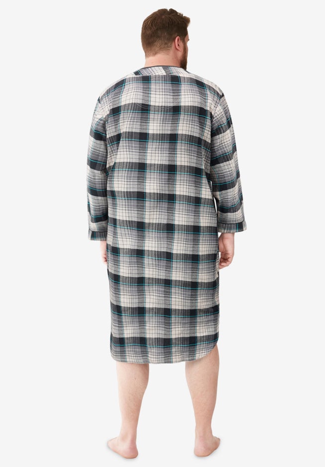 Plaid Flannel Nightshirt image number 3