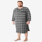 Plaid Flannel Nightshirt image number null