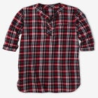 Plaid Flannel Nightshirt image number null