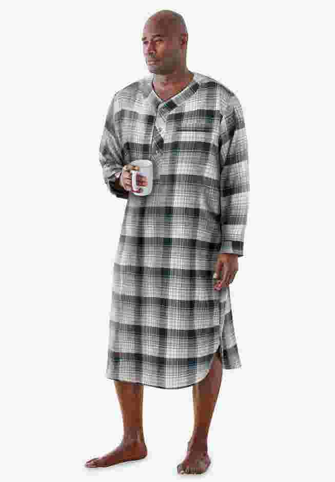 Plaid Flannel Nightshirt image number 0