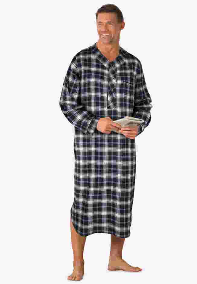 Plaid Flannel Nightshirt image number 0