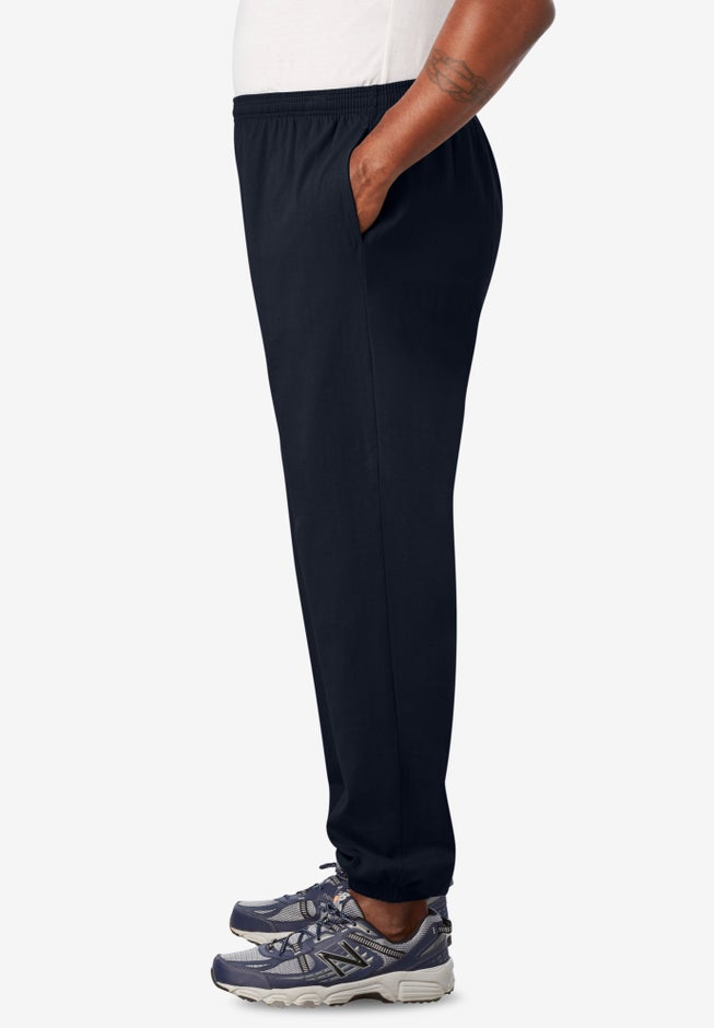 Lightweight Jersey Elastic Cuff Sweatpants image number 1