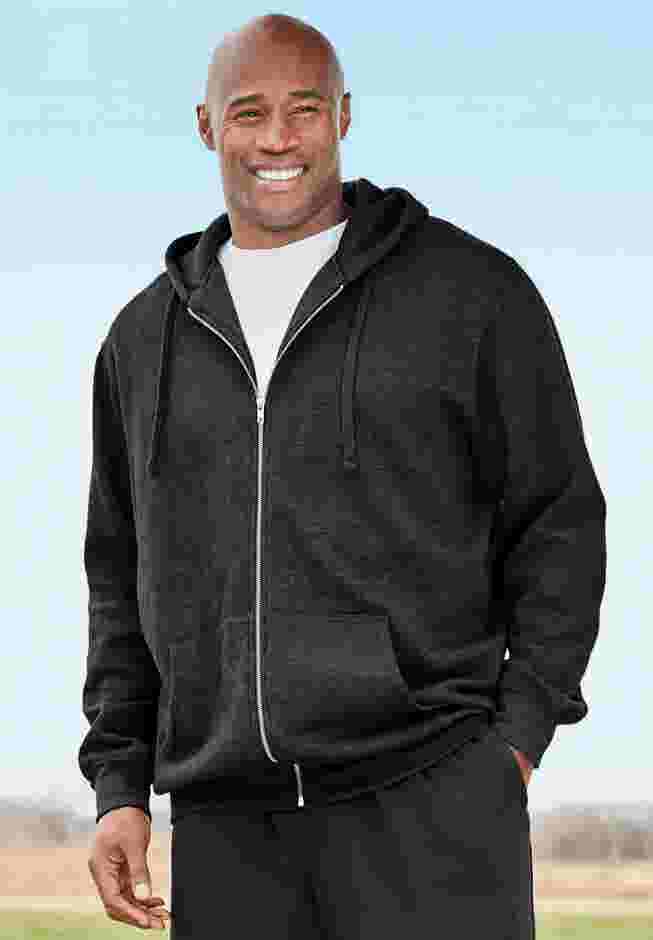 Fleece Zip-Front Hoodie image number 3