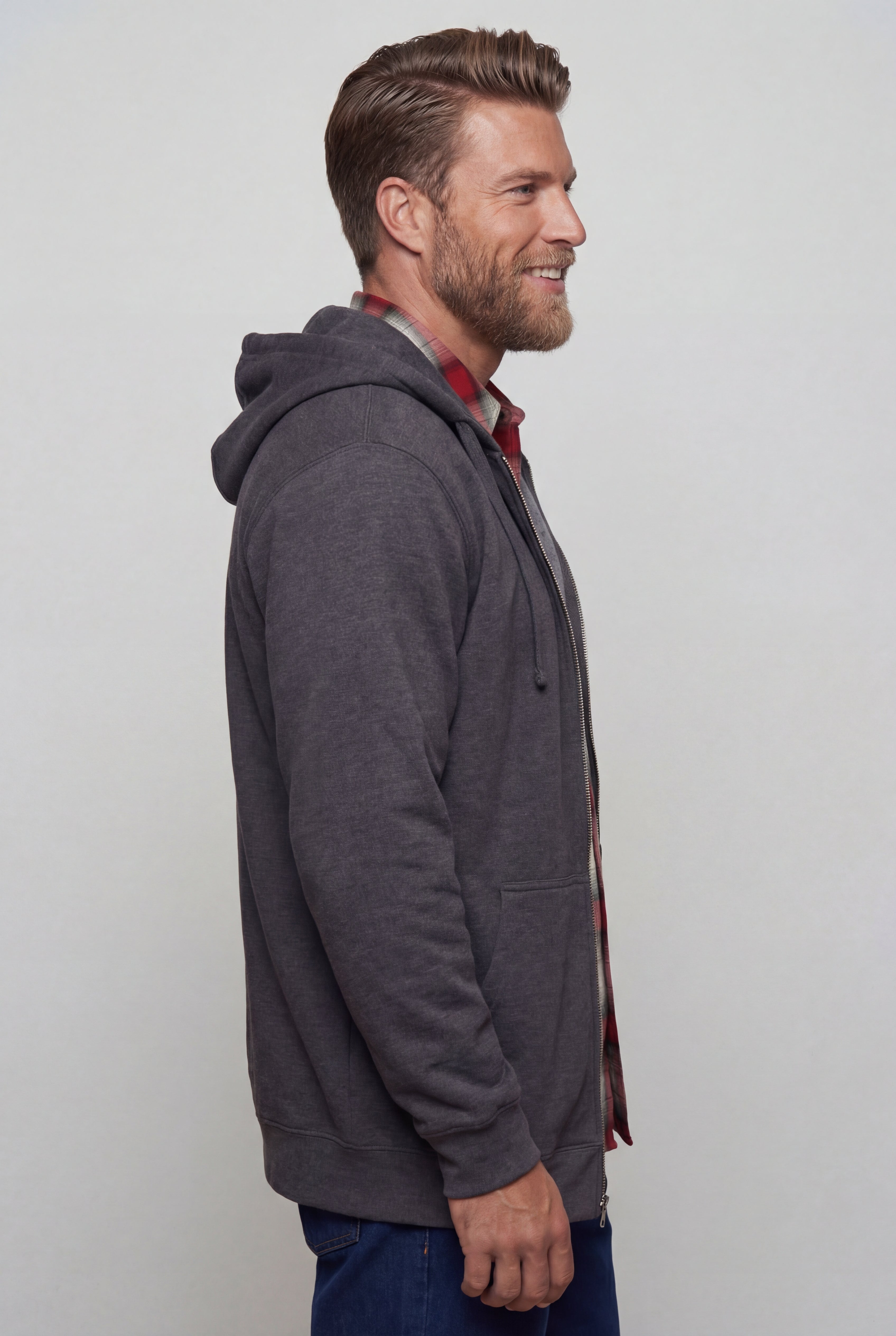 Fleece Zip-Front Hoodie image number 2