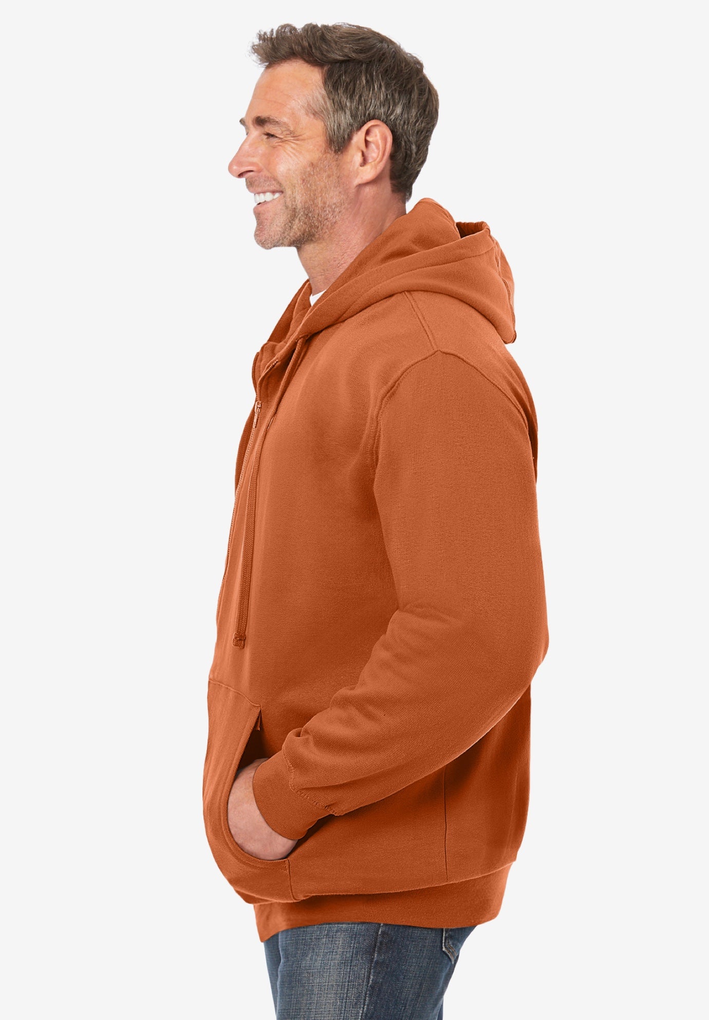 Fleece Zip-Front Hoodie image number 1