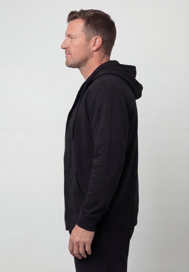 Fleece Zip-Front Hoodie image number 3