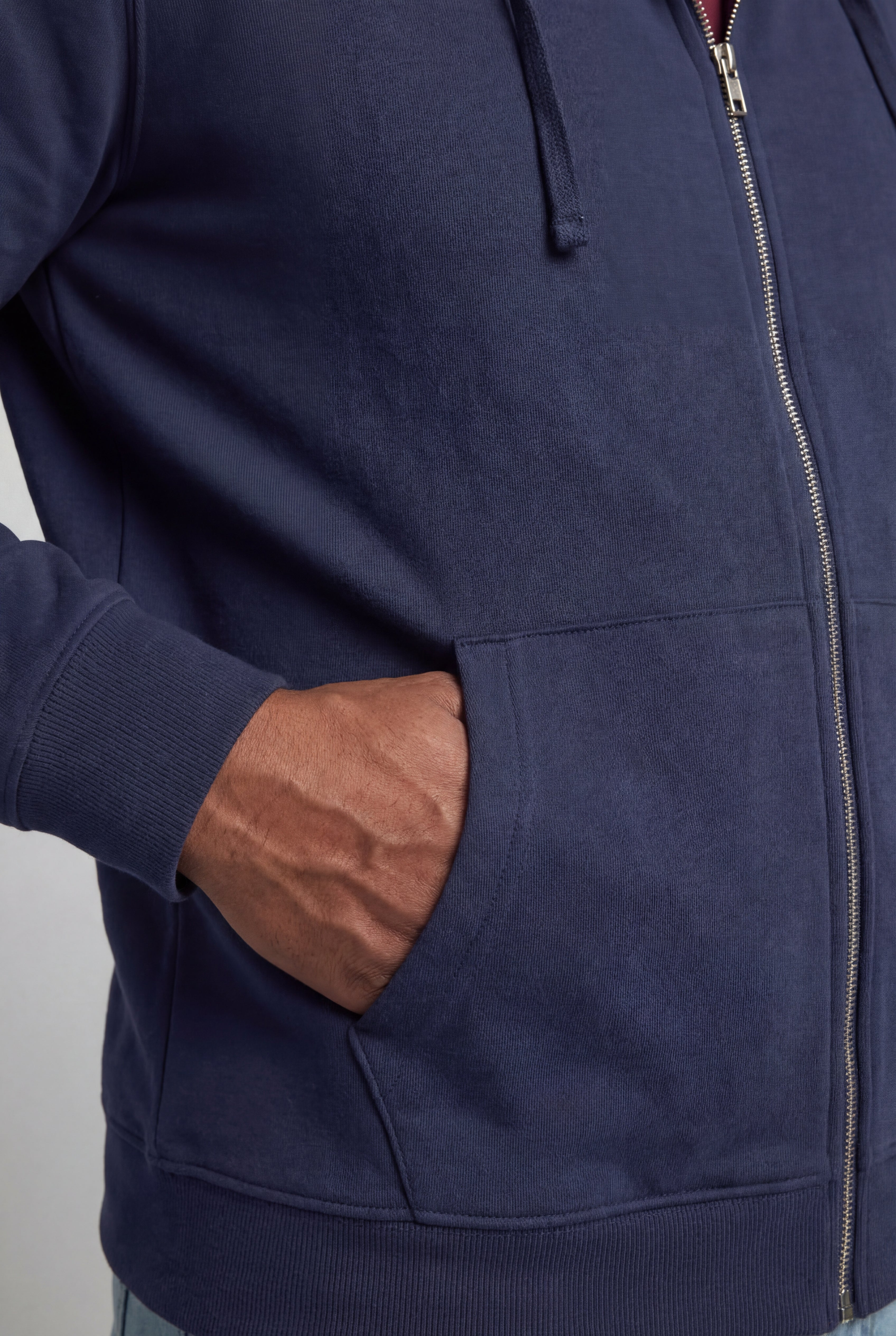 Fleece Zip-Front Hoodie image number 4