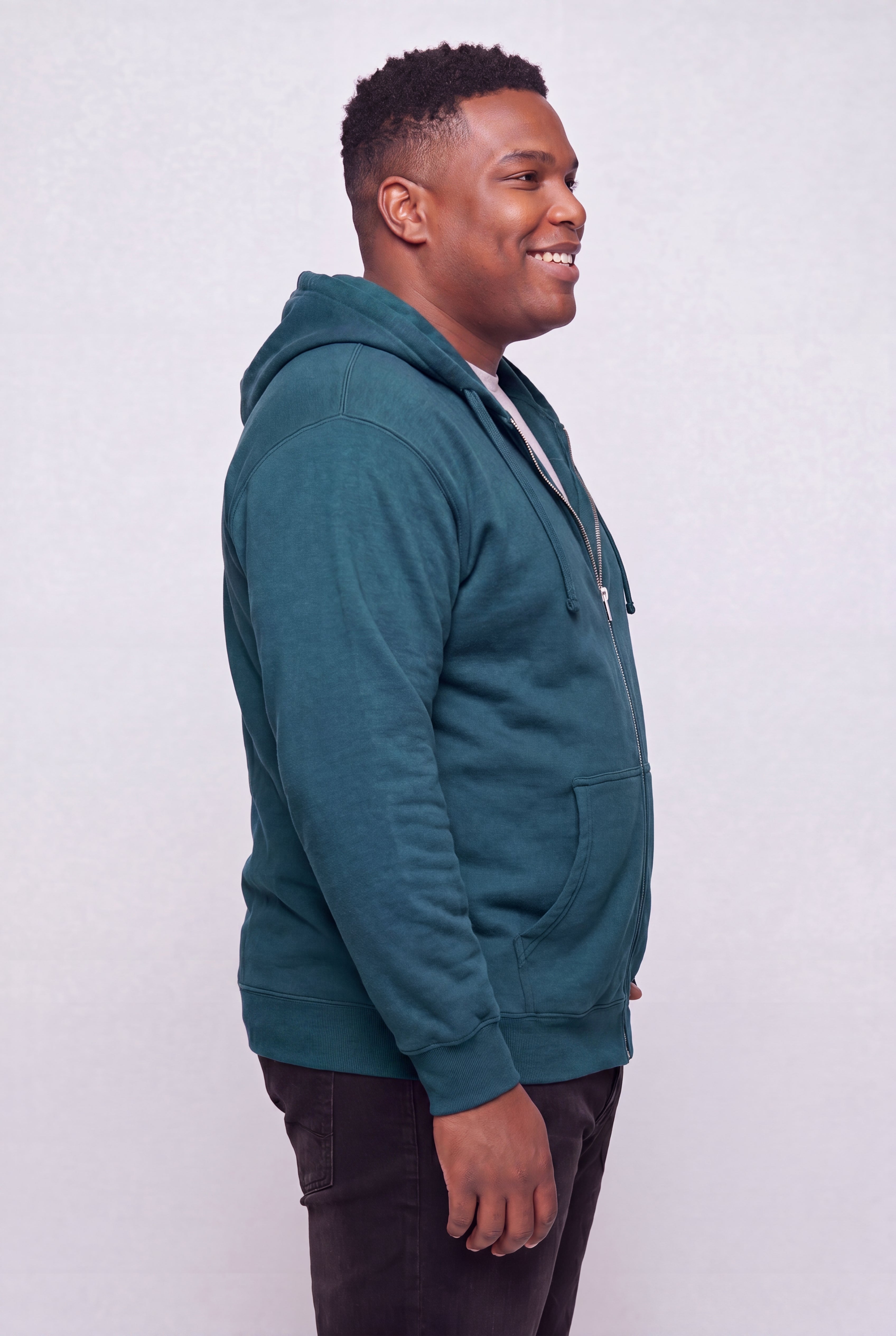 Fleece Zip-Front Hoodie image number 4