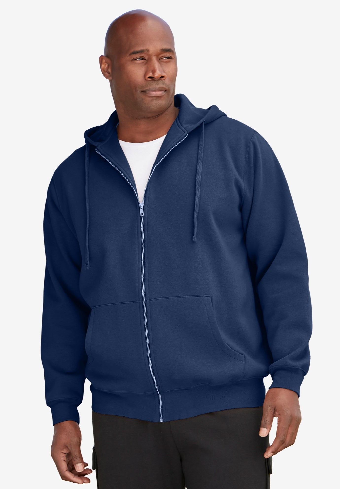 Fleece Zip-Front Hoodie image number 0