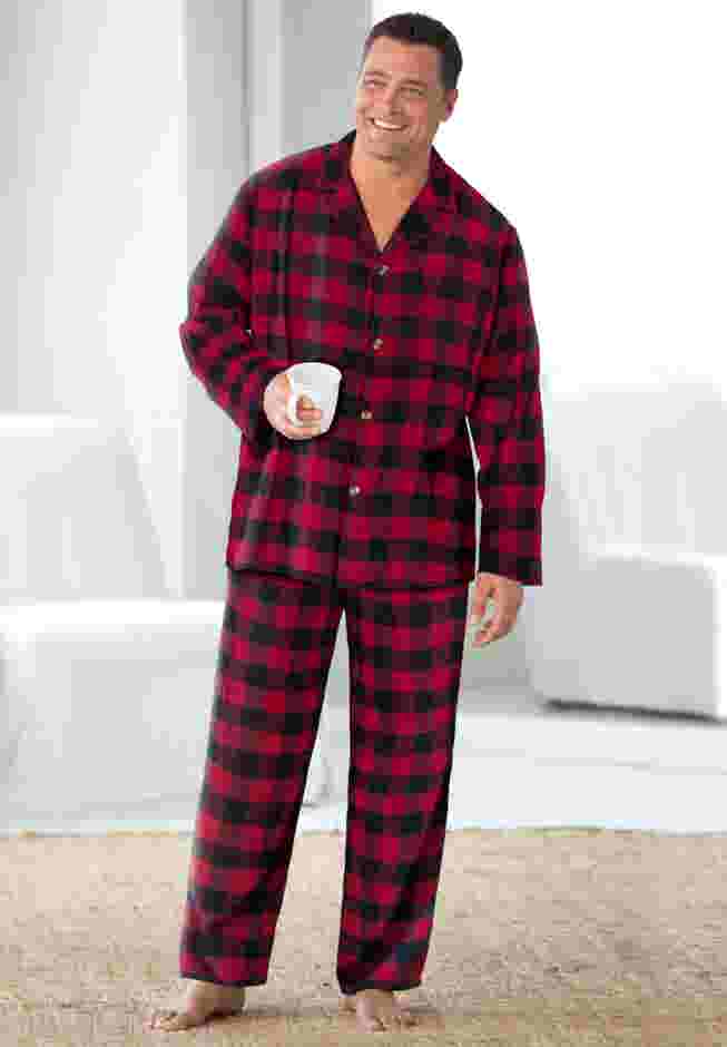 Plaid Flannel Pajama Set image number 2