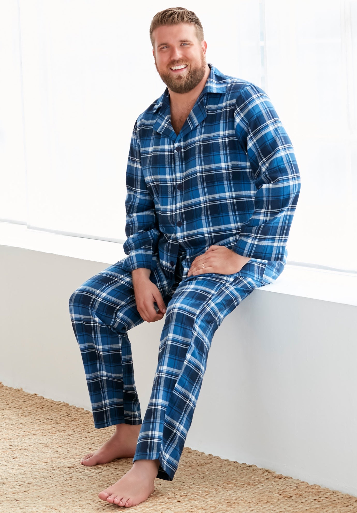 Plaid Flannel Pajama Set image number 0