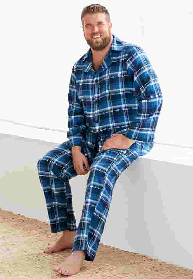 Plaid Flannel Pajama Set image number 0