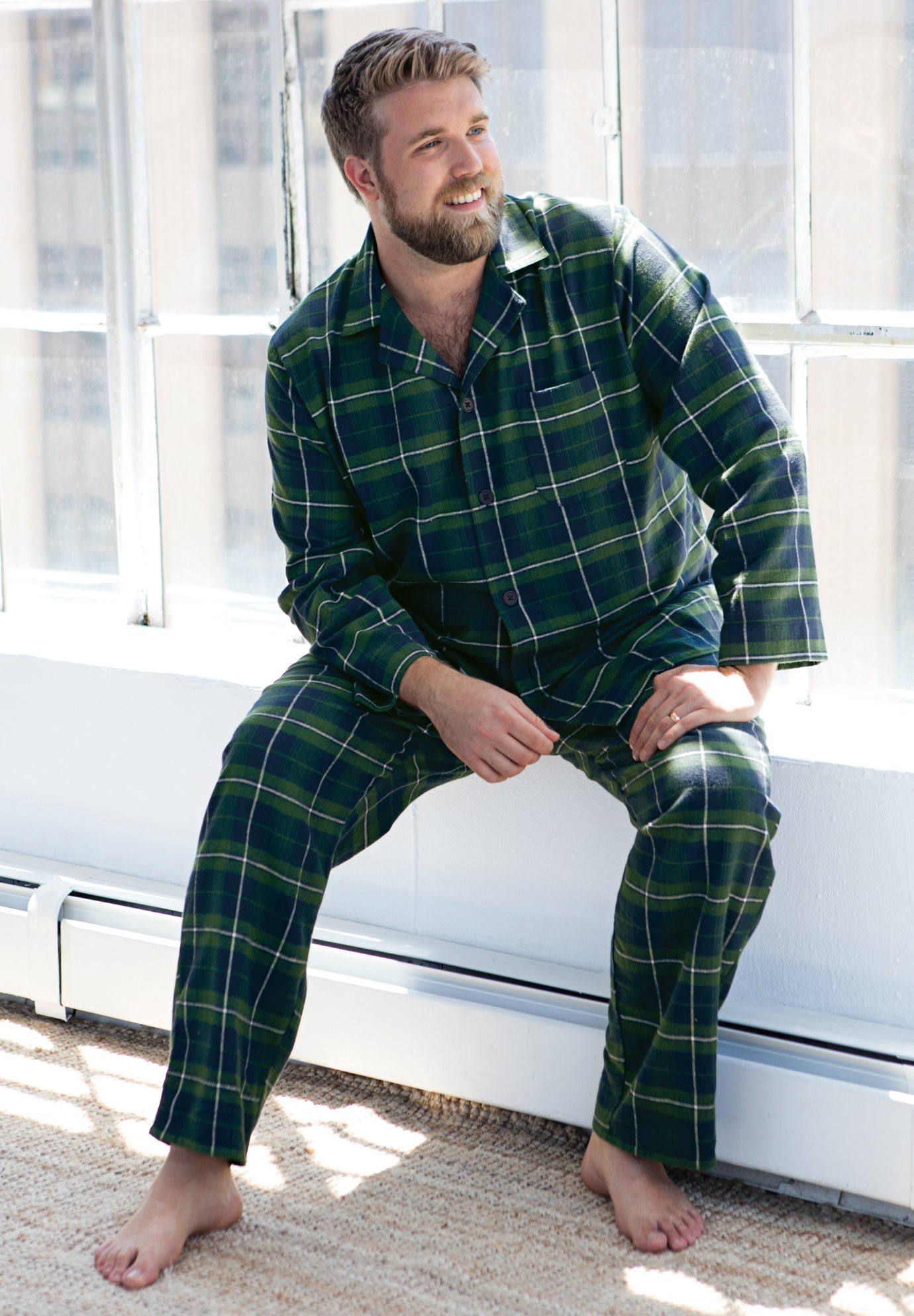 Plaid Flannel Pajama Set image number 2