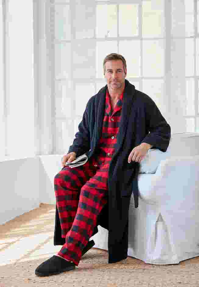 Plaid Flannel Pajama Set image number 1