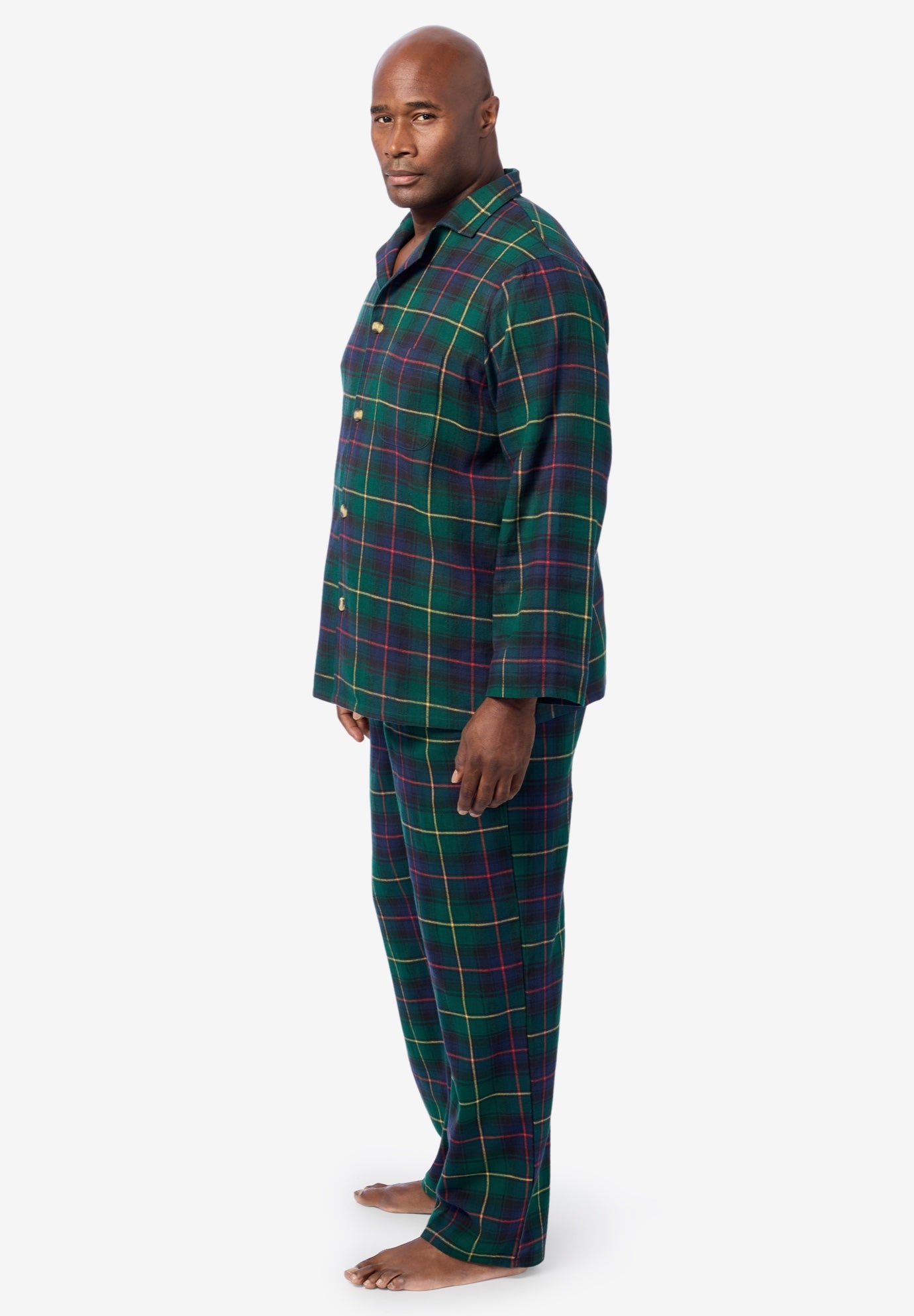 Plaid Flannel Pajama Set image number 1