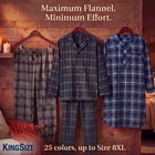 Plaid Flannel Pajama Set image number 4