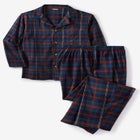 Plaid Flannel Pajama Set image number null