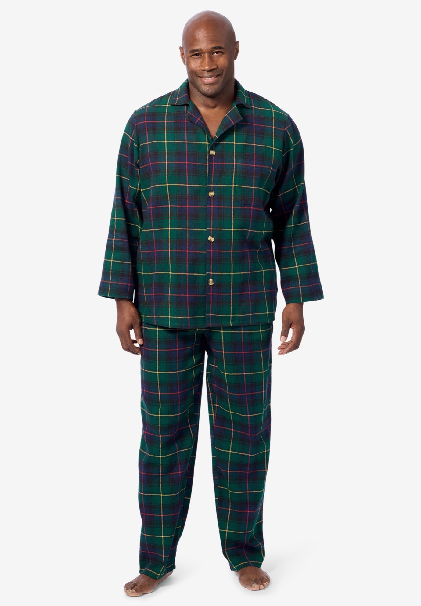 Plaid Flannel Pajama Set image number 0