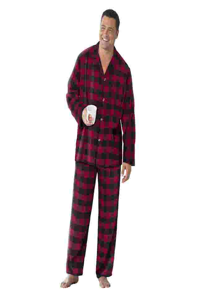 Plaid Flannel Pajama Set image number 1