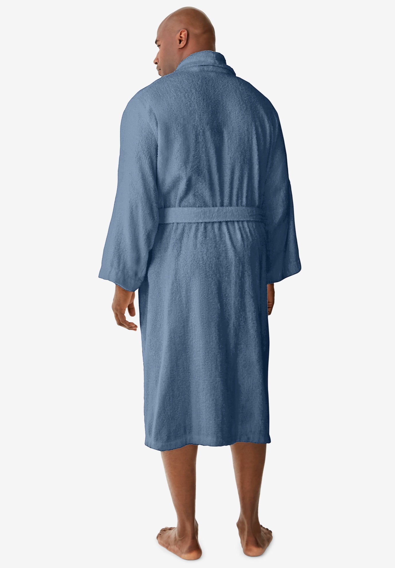 Terry Bathrobe with Pockets image number 3