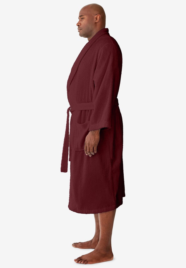 Terry Bathrobe with Pockets image number 3
