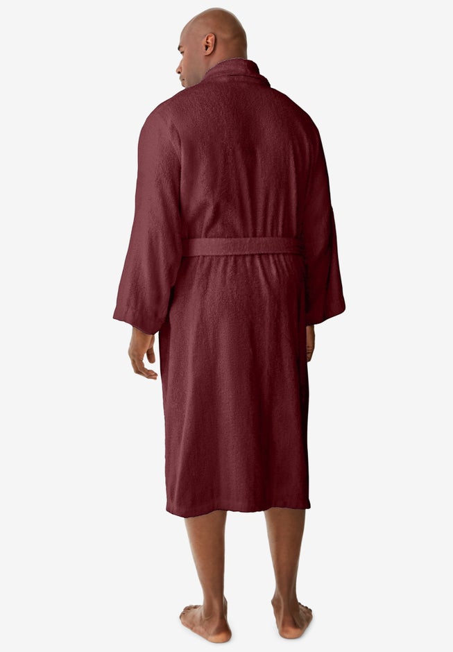 Terry Bathrobe with Pockets image number 4