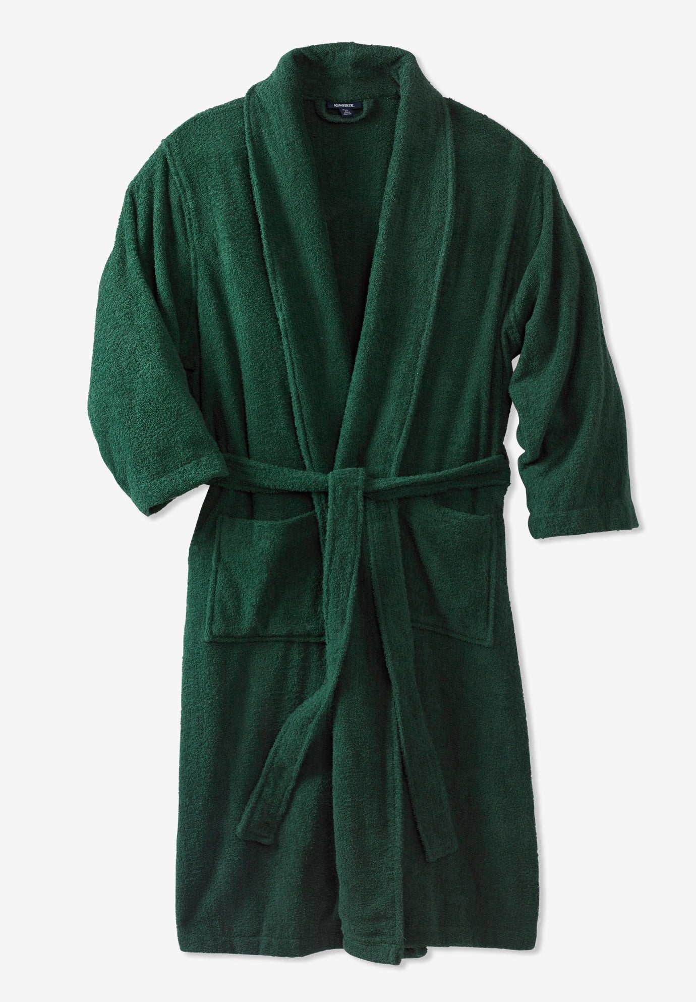 Terry Bathrobe with Pockets image number 1