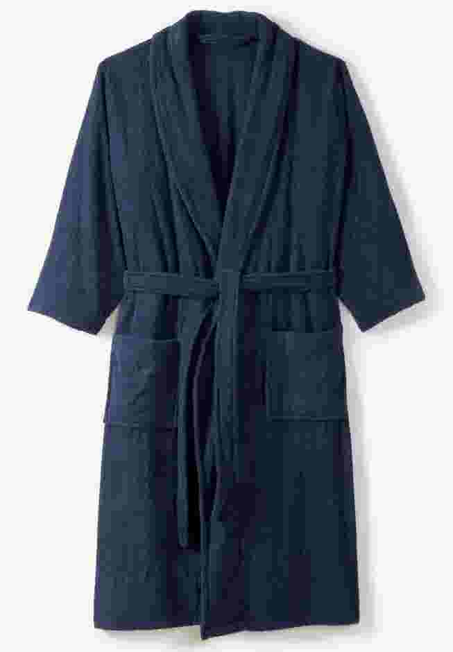 Terry Bathrobe with Pockets image number 0