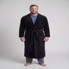 Terry Velour Hooded Maxi Robe image number null