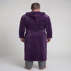 Terry Velour Hooded Maxi Robe image number null