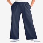 7-Day Knit Wide-Leg Pull-On Pants image number null