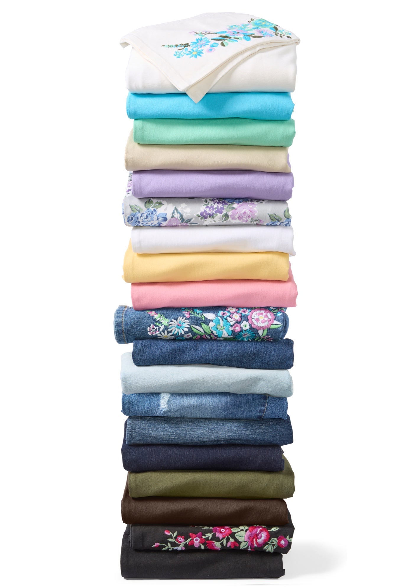 Stretch Denim 5-Pocket Straight-Leg Jeans image number 5