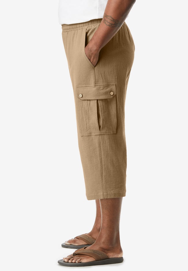 Gauze Cargo Judo Shorts image number 2