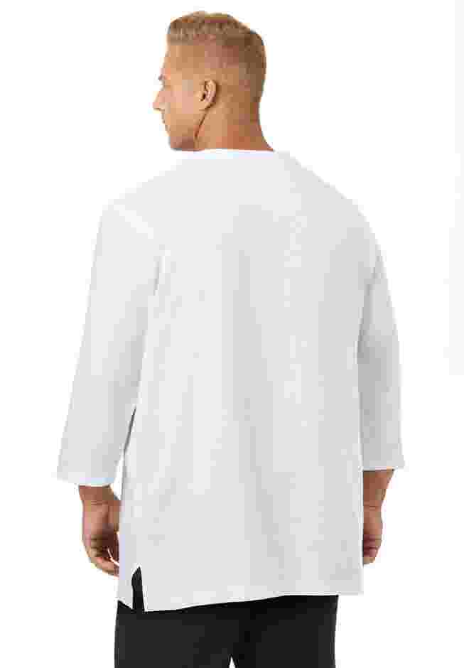 Gauze Lace-Up Shirt image number 2