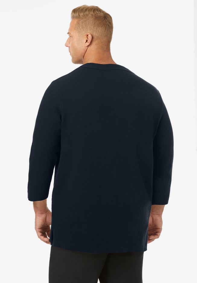 Gauze Lace-Up Shirt image number 3