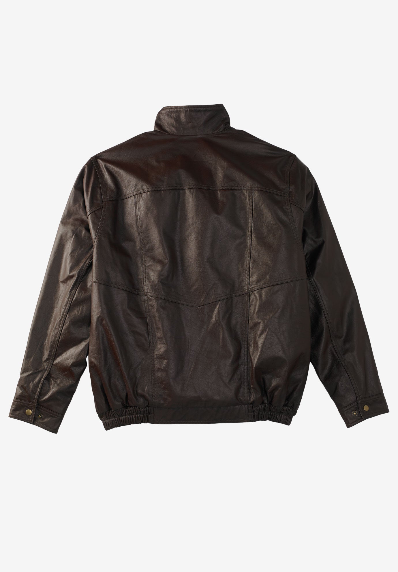 Leather Bomber Jacket image number 2