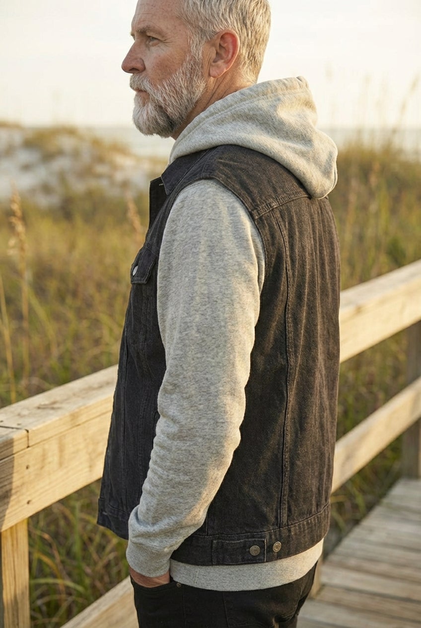 Denim Vest image number 2