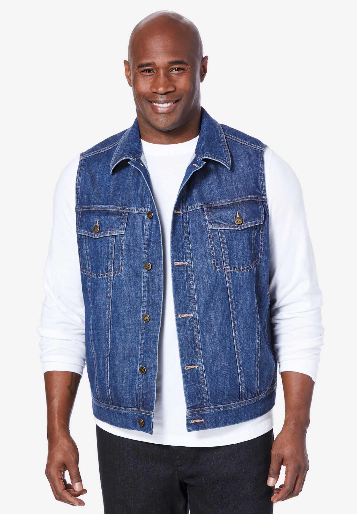 Denim Vest image number 0