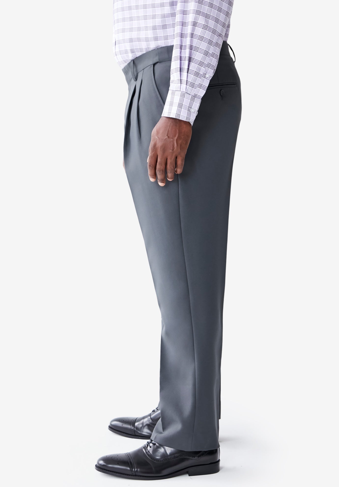 Easy Movement Pleat-Front Expandable Dress Pants image number 2