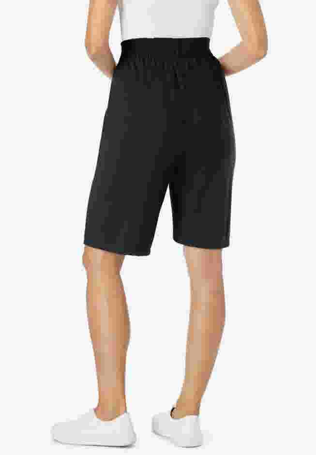 Elastic-Waist Knit Short image number 1