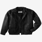 Leather Aviator Bomber image number null