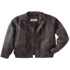 Leather Aviator Bomber image number null