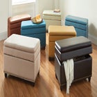 400 lbs. Weight Capacity Extra Wide Studded Ottoman image number null