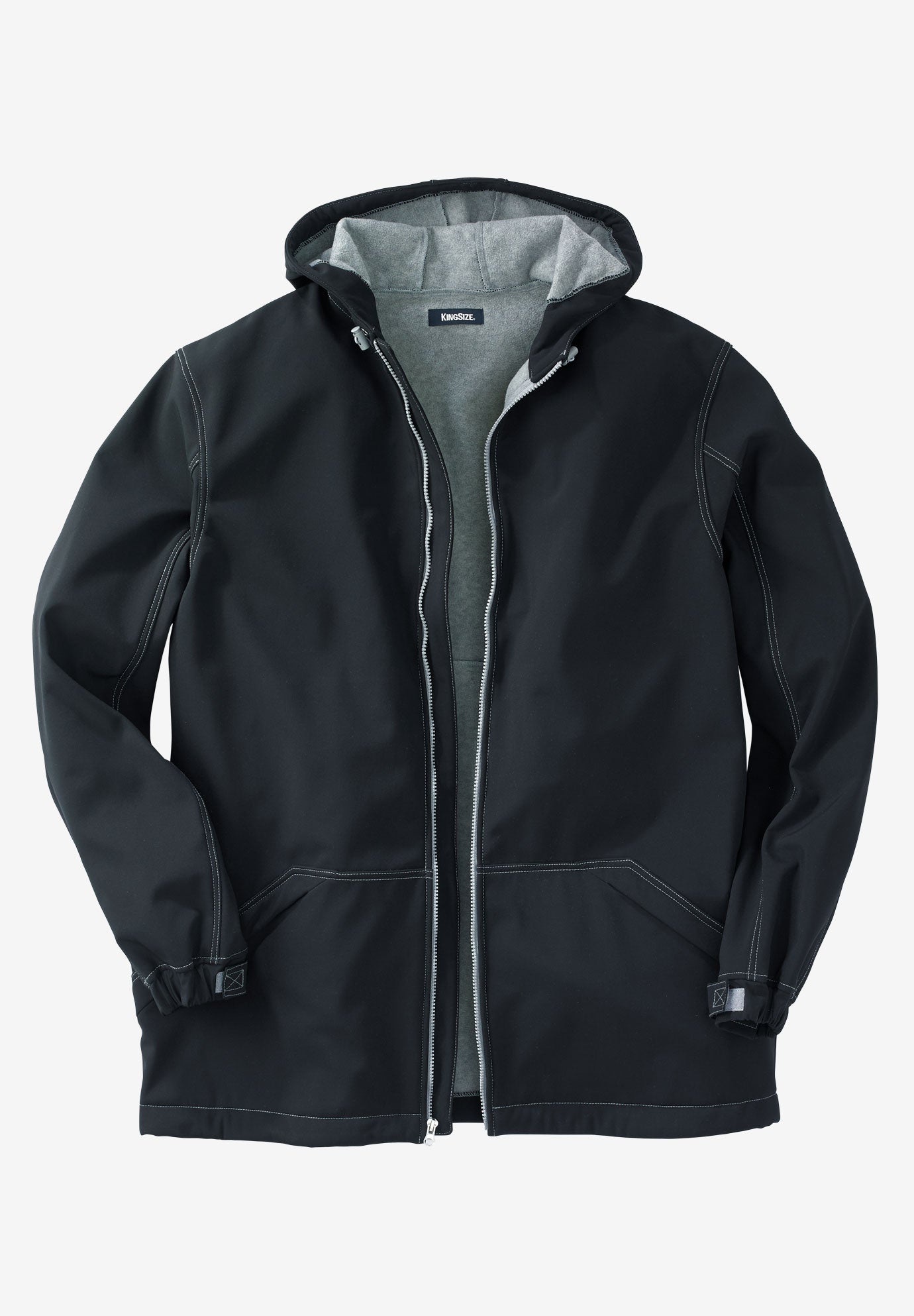 Fleece-Lined Slicker Rain Coat image number 0