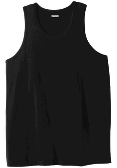 Shrink-Less™ Lightweight Tank Relaxed Fit, Black King Size